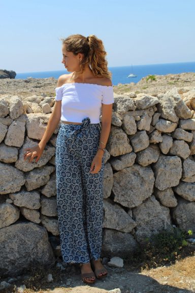 conjunto pantalón y top